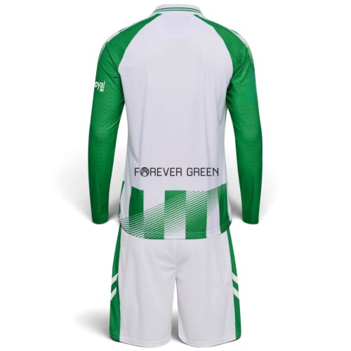Kids Real Betis 26/27 Home Long Sleeve Jersey and Short Kit