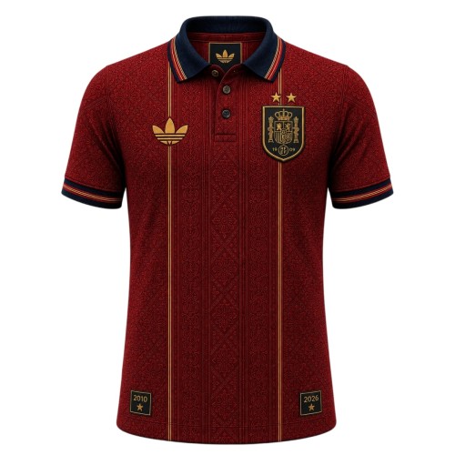 Thai Version Spain 2026 Retro Jersey