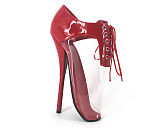 French Pleaser Seduce Crossdresser Sissy Maid High-heels 18CM