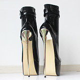 French Pleaser Seduce Crossdresser Sissy Maid High-heels 22CM