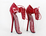 French Pleaser Seduce Crossdresser Sissy Maid High-heels 18CM