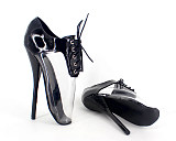 French Pleaser Seduce Crossdresser Sissy Maid High-heels 18CM