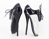 French Pleaser Seduce Crossdresser Sissy Maid High-heels 18CM