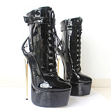 French Pleaser Seduce Crossdresser Sissy Maid High-heels 22CM