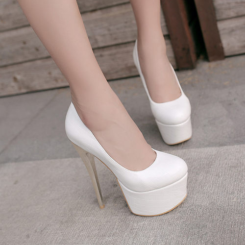 French Pleaser Seduce Crossdresser Sissy Maid High-heels 16CM