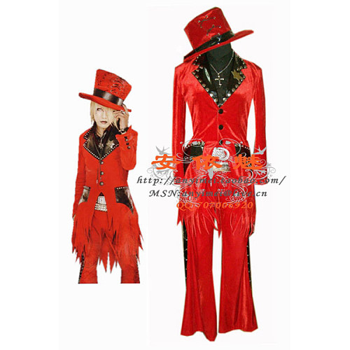 Japan Gazette Ruki Cockroach Visual J-Rock Cosplay Costume Tailor-Made[G196]