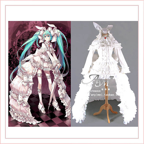 Vocaloid 2 Hatsune Miku Dress Cosplay Costume Tailor-Made[G714]