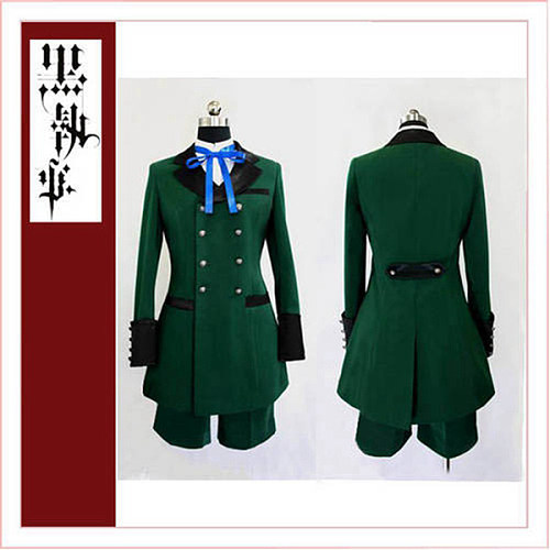 Black Butler Kuroshitsuji Ciel Phantomhive Season 2 Earl Alois Trancy Cosplay Costume Tailor-Made[CK1355]