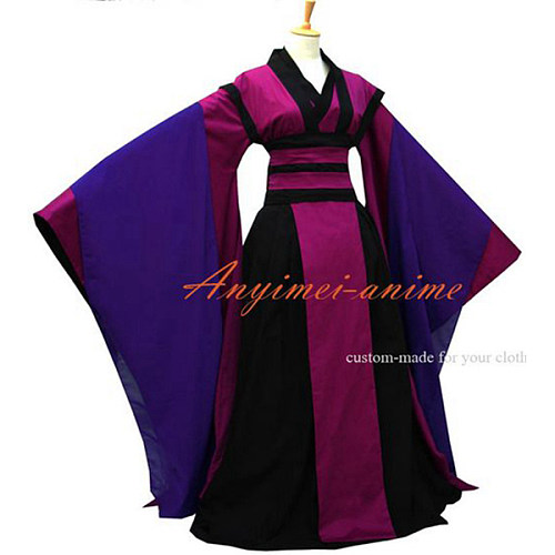 Hanfu Japan Kimono Beautiful Gothic Lolita Dress Cosplay Costume Custom-Made[G575]