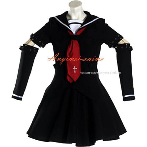 Gothic Lolita Punk Fashion Dress School Uniform Cosplay Costume Tailor-Made[CK962]