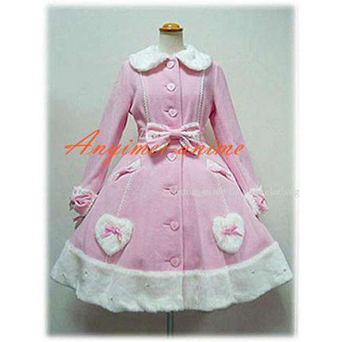 Gothic Lolita Punk Fashion Sweet Coat Dress Cosplay Costume Tailor-Made[CK1194]