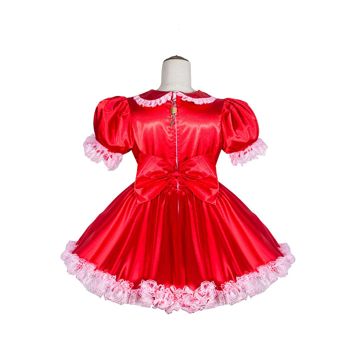 lockable satin dress Amazon.com: KZCGYFHB Lockable Sissy Satin Dress Maid Cosplay Costume Tailor-made Maid,black,S : Clothing, Shoes & Jewelry
