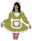 23 Color Heart Pattern Lolita Dress Lady Ruffle Maid Cosplay Dress