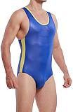 Men Wrestling Singlet Stretchy Bodysuit Underwear Men Body Shaper Leotard