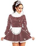 24 Colors Lace Splicing Maid Cosplay Dress Retro Dress with Apron