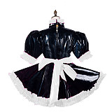 Sissy Dress Lockable Women Clothing Panties Lolita French Maid Set Cosplay Costumes Plus Size S-7XL