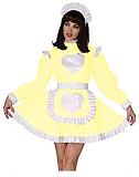 23 Color Heart Pattern Lolita Dress Lady Ruffle Maid Cosplay Dress