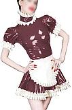 Plus Size Retro Pleated Lolita Dress Halloween Cosplay Maid Dress
