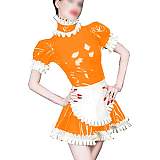 Plus Size Retro Pleated Lolita Dress Halloween Cosplay Maid Dress