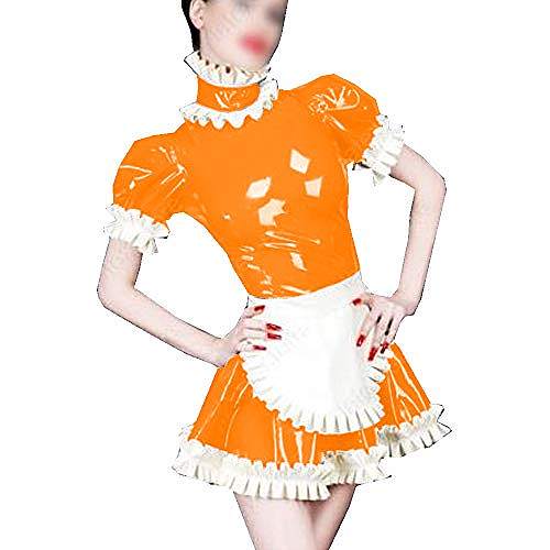 Plus Size Retro Pleated Lolita Dress Halloween Cosplay Maid Dress