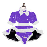 Sissy Dress Lockable Women Clothing Panties Lolita French Maid Set Cosplay Costumes Plus Size S-7XL