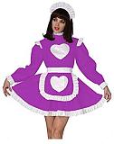 23 Color Heart Pattern Lolita Dress Lady Ruffle Maid Cosplay Dress