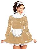 24 Colors Lace Splicing Maid Cosplay Dress Retro Dress with Apron