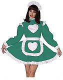 23 Color Heart Pattern Lolita Dress Lady Ruffle Maid Cosplay Dress