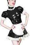 Plus Size Retro Pleated Lolita Dress Halloween Cosplay Maid Dress