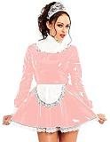 24 Colors Lace Splicing Maid Cosplay Dress Retro Dress with Apron