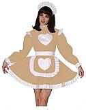 23 Color Heart Pattern Lolita Dress Lady Ruffle Maid Cosplay Dress