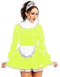24 Colors Lace Splicing Maid Cosplay Dress Retro Dress with Apron