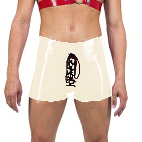 Sexy Men Shorts Glossy Vinyl PVC Leather Drawstring Skinny Short Pants Beach Sport Shorts Hip Hop Jazz Party Clubwear Casual 7XL