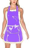23 Colors Halter Adjustable Strap Mini Dress Ladies PVC Pocket Front Maid Dress
