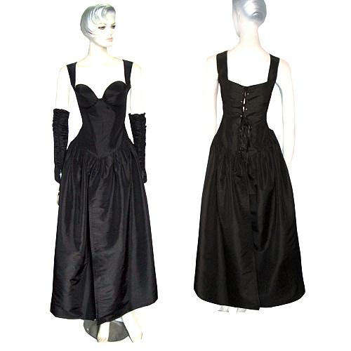 Black Taffeta O Dress – Story Of O Series [G311]