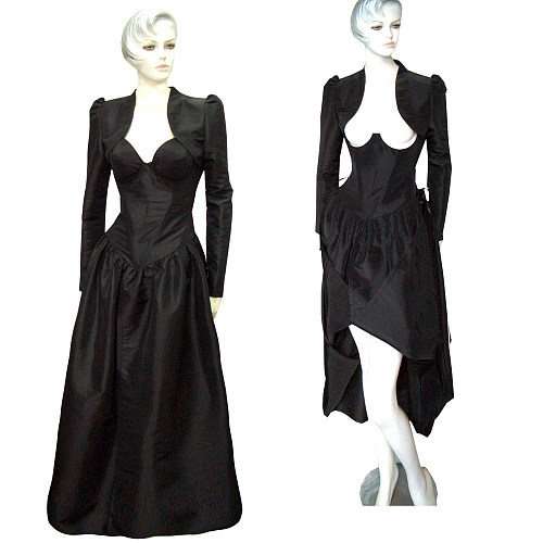 Black Taffeta O Dress – Story Of O Series [G311]
