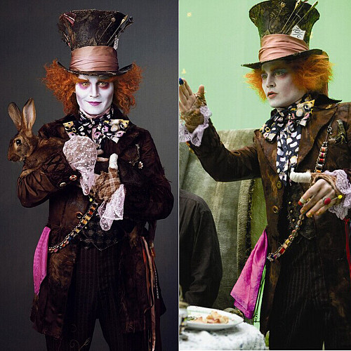 Mad Hatter Cosplay Costume Alice in Wonderland Halloween Masquerade [G1475]