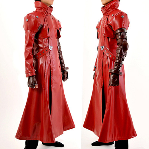Trigun Vash The Stampede Outfit Jacket Coat Cosplay Costume Tailor-Made[G811]