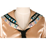 Baby Doll Cosplay Costume – Sucker Punch Satin Schoolgirl Outfit with Rhinestones [G754]