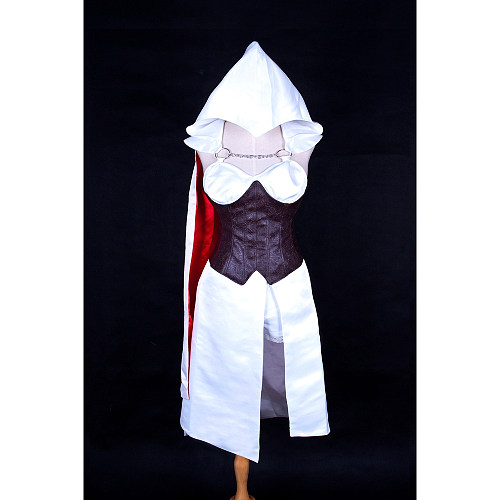 Assassin’s Creed Cosplay Satin Hooded Corset Dress for Women [G846]