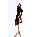 AKB48 Stage Uniform Cosplay Costume Red Plaid Idol Outfit Cotton Fabric [G674]