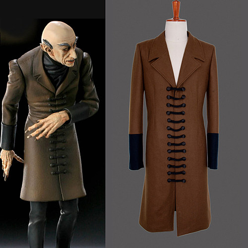 Nosferatu Phantom der Nacht Count Orlok Cosplay Coat Handmade Wool Costume [G862]