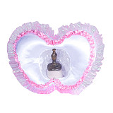 Handmade Sissy Maid Heart Hood in Satin or PVC – Custom Frilly Headpiece with Lockable Option [B002]
