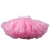 Multi-Color Soft Organza Sissy Maid Petticoat – Handmade [T11]