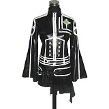 Lenalee Lee Faux Leather Cosplay Uniform – Black & White | D.Gray-man [CK409]