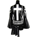 Lenalee Lee Faux Leather Cosplay Uniform – Black & White | D.Gray-man [CK409]