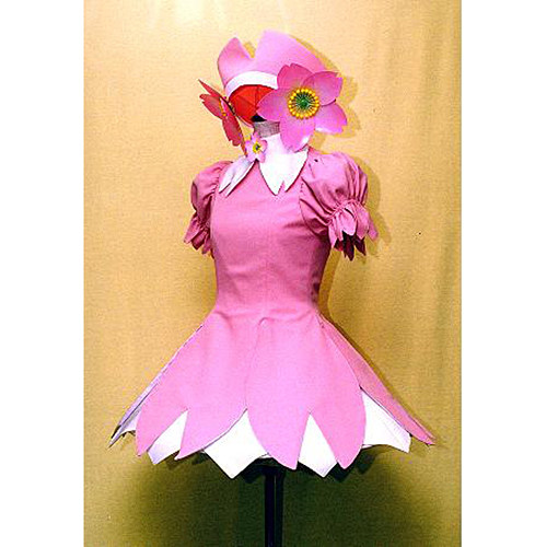 Cardcaptor Sakura Flower Transformation Costume in Pink Cotton [CK1209]