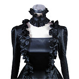 Victorian Gothic Black Satin Cosplay Dress – Ciel Phantomhive Inspired [CK1389]