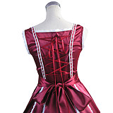 Elizabeth Midford Red Victorian Satin Cosplay Dress [CK1408]