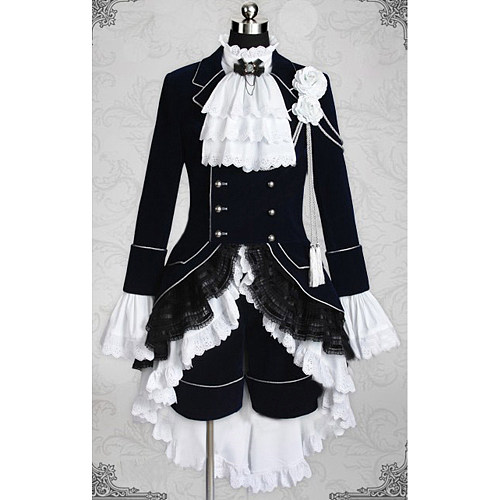 Ciel Phantomhive Cosplay Costume – Black Cotton Set from Black Butler [CK1449]